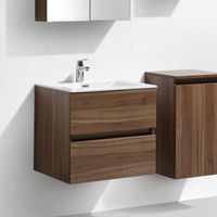 mueble lavabo  lavabo 60cm montado siena nogal