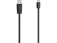 cable usb a usb-c - hama 00200652 de a c 15 m universal color negro