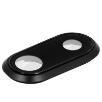 avizar repuesto de lente protectora camara trasera negra para apple iphone 8 plus