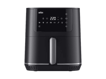 Freidora de aire - Braun MultiFry 5 HF5030, 1700W, 6 l, Temperatura 80° a 200°, 8 programas automáticos, Negro Mate