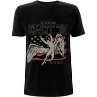 led zeppelin tops y camisetas us tour 1975 para mujer