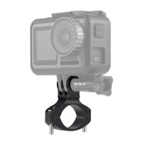 puluz adaptador de manillar de bicicleta montaje de aluminio para gopro hero12 11 10 9 8 negro 7 6 5 dji osmo action y otras camaras de accion
