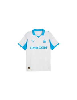 Camiseta de Fútbol Puma Olympique de Marsella Repli 25/26 Blanco/Azul