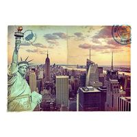 papel pintado 3d - postal de nueva york 400x280 cm