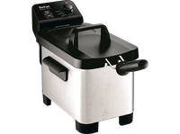freidora - tefal fr 3310 easy pro 3 l tecnologia zona fria tapa de almacenaje termostato ajustable entre 150 c a 190 c acero inoxidable