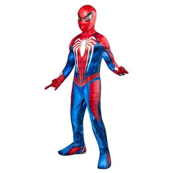 Disfraz De Spider-man Gamer-verse Para Niños Con Mono Con Cubrebotas
