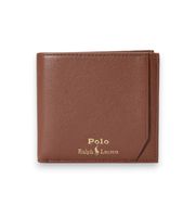 polo ralph lauren para hombre 405963229002 monedero billetera de piel suave marron osfa casual clasico