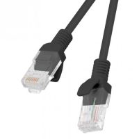 lanberg cable de red rj45 utp cat5e 25cm negro