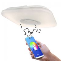 plafon de techo led rgb con altavoz grela 52w