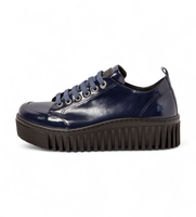art para mujer 1153515660030b0 zapatillas de piel 1535 brighton marino 42 3 a 5cm cordones casual