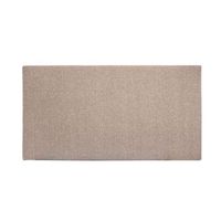 cabecero poliester liso marron 180x80cm - cama 180190