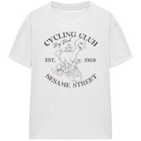 sesame street camiseta cycling club para mujer