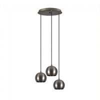 lampara colgante harvey 15 plata 3 luces