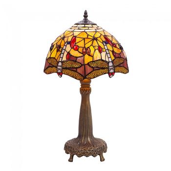 Lámpara de mesa cristal tiffany compact