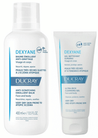 ducray dexyane balsamo emoliente 400 ml  regalo gel limpiador 100 ml