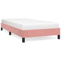 cama individual  cama para adultos  estructura de cama de terciopelo rosa 100x200 cm