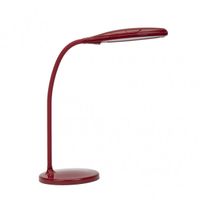 flexo turmalita 7w 560lm rojo 3000-4000-6000k 45x16x35 cm tactil y regintensidad