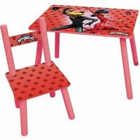 set de mesa y sillas para ninos mariquita casa divertida
