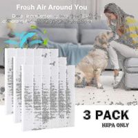 filtro hepa de repuesto para purificadores de aire 5500-2 y am80 3 unidades 116130