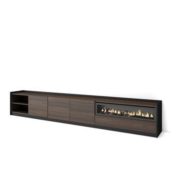 Mueble Tv, Televisión, Muebles De Salón, Almacenaje, 310x50x37 Cm, Para Tv Hasta 80