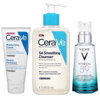 strengthen and smooth face and body with hyaluronic acid expert skin routine bundle