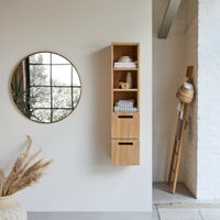 columna de teca maciza