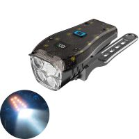 bikight faro para bicicleta 4 led grandes perlas bateria de 2000mah diseno de haz dual a distancia impermeable 4 modos d