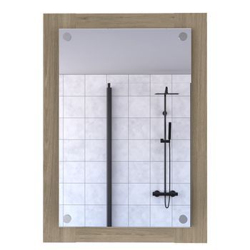 Tuhome Espejo De Baño Vanguard 70cm A X 3.9cm P X 19.7cm L