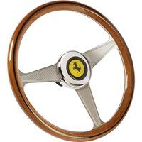 thrustmaster ferrari 250 gto racing wheel - silver  brown silver