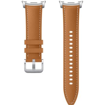 Samsung Correa clásica (S/M/L) marrón oscuro para Watch8/Watch8 Classic
