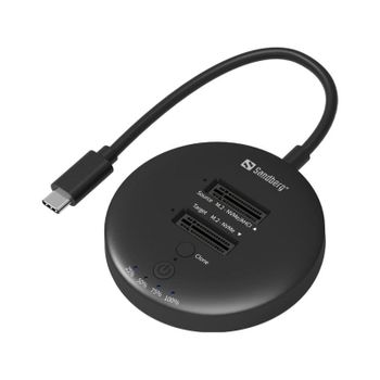 Base de conexión Sandberg 136-72 USB 3.2 Cloner Dock M.2 NVMe 20 Gbps