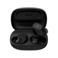 poly voyager free 20 auriculares inalambricos bluetooth con cancelacion de ruido  estuche de carga