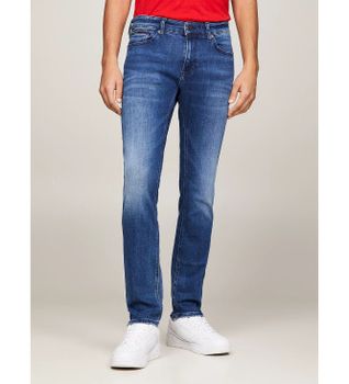 Tommy Jeans para hombre. DM0DM09564 Jeans Scanton Elásticos azul (27/34), Casual, Algodón, Denim