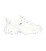 skechers para mujer 11931 zapatillas de piel dlites fresh start blanco 39 cordones casual deportivo sportswear multideporte