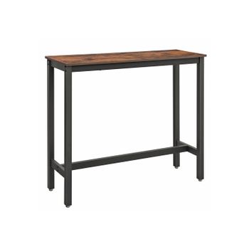 Mesa de Bar, Marrón vintage-negro / 120 x 40 x100 cm