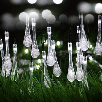 6.5m 30 Led Luces De Hadas Con Energía Solar Para Exteriores 30 Led 8 Modos
