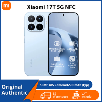 Xiaomi 17T 5G NFC Smartphone MediaTek Dimensity 8500-Ultra Pantalla de 6.59