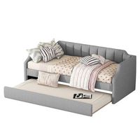 cama tapizada 90 x 200cm - cama nido 90 x 190cm - gris
