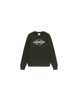 Sudadera Champion Graphic Shop Hombre Verde Oscuro