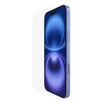 Protector de pantalla Belkin ScreenForce para iPhone 16 Plus, antibacteriano y resistente