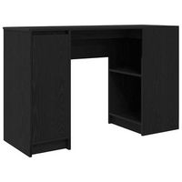 escritorio  mesa de trabajo roble negro 120x42x76 cm madera de ingenieria