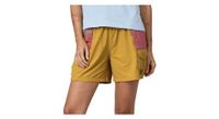 pantalones cortos patagonia outdoor everyday para mujer  amarillos