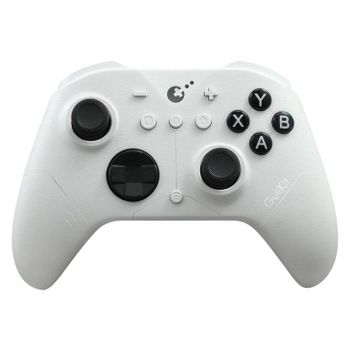 Mando GuliKit ES PRO Blanco Inalámbrico Joysticks TMR 4000 Niveles Multiplataforma