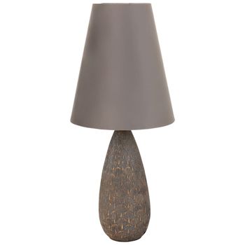 Lampara de mesa de poliresina oro