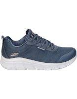 zapatilla waterproof skechers bobs sport b flex azules para mujer 37