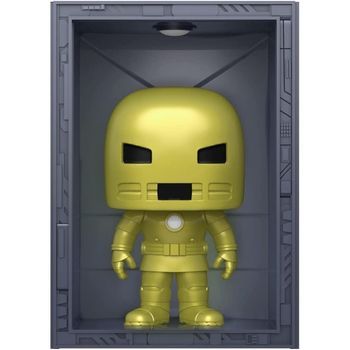 Figura Funko Pop! Deluxe Marvel Salón De Armaduras Iron Man Modelo 1 Armadura Dorada Modelo 1035 | 63739 Edición Exclusiva