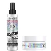 redken acidic bonding concentrate hair bandage balm 75ml redken one united multi-benefit treatment spray 150ml bundle