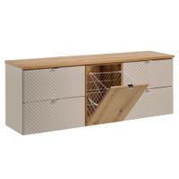 mueble bajo lavabo 160cm cesto paneles de melamina y de mdf cachemira