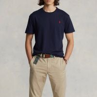 polo ralph lauren custom slim fit cotton crewneck t-shirt - s