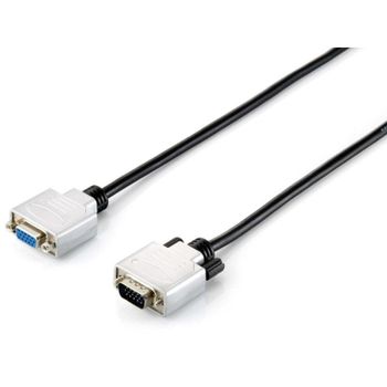Cable VGA Equip 20 m Macho Hembra Negro Plata